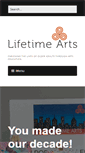 Mobile Screenshot of lifetimearts.org